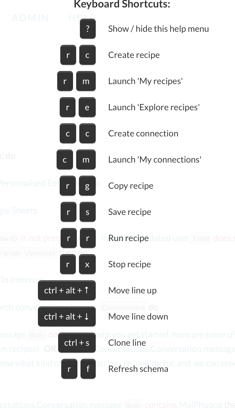 How do I indent without rotating my own screen? Workato Success Center